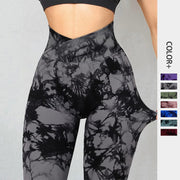 Women’s High Waist Seamless Tie-Dye Leggings – Fashion Activewear