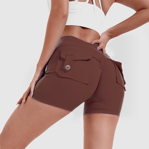 Ladies Seamless High Waist Butt Lifting Shorts – Workout & Everyday Style