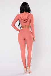 Women’s Sportswear Tracksuit with Hoodie and Sweatpants