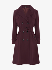 Double Breasted Trench Mac Coat