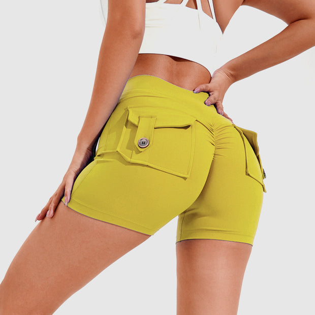 Ladies Seamless High Waist Butt Lifting Shorts – Workout & Everyday Style