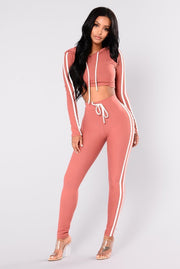 Women’s Sportswear Tracksuit with Hoodie and Sweatpants