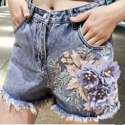 Women’s High-Waist Denim Shorts – Casual Summer Jean Style