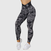 Women’s High Waist Seamless Tie-Dye Leggings – Fashion Activewear