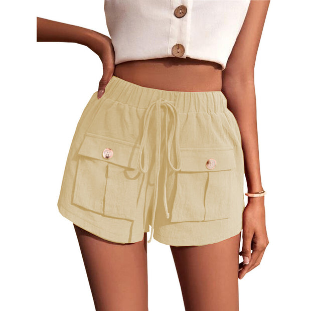 Women Lightweight Cargo Shorts – Casual Pocket Design for Everyday Use