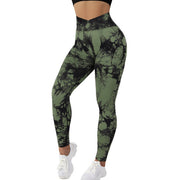 Women’s High Waist Seamless Tie-Dye Leggings – Fashion Activewear