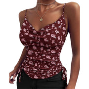 Ladies V-Neck Camisole – Elegant Spaghetti Strap Tank Top