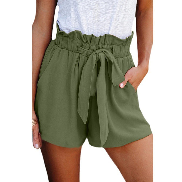Women’s Relaxed Fit High-Waist Shorts – Lightweight Fashion Bottoms