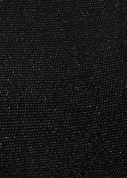 Black Cowl Back Gown