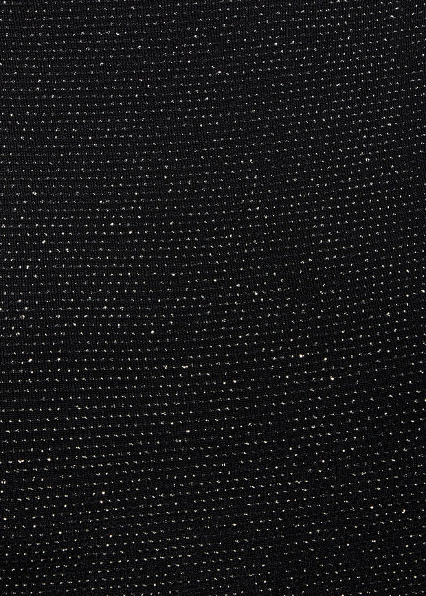 Black Cowl Back Gown