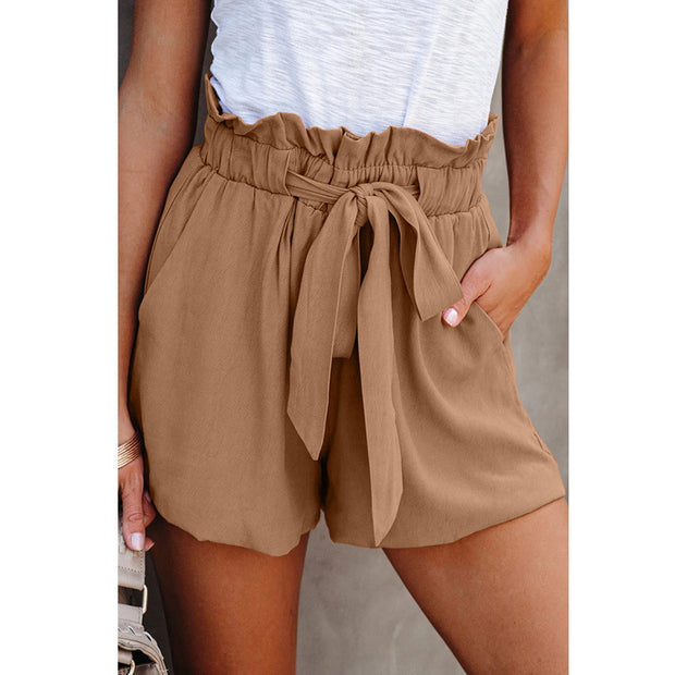 Women’s Relaxed Fit High-Waist Shorts – Lightweight Fashion Bottoms