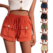 Women Lightweight Cargo Shorts – Casual Pocket Design for Everyday Use