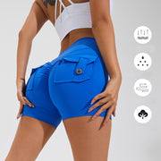 Ladies Seamless High Waist Butt Lifting Shorts – Workout & Everyday Style