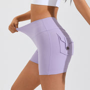 Ladies Seamless High Waist Butt Lifting Shorts – Workout & Everyday Style