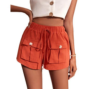 Women Lightweight Cargo Shorts – Casual Pocket Design for Everyday Use