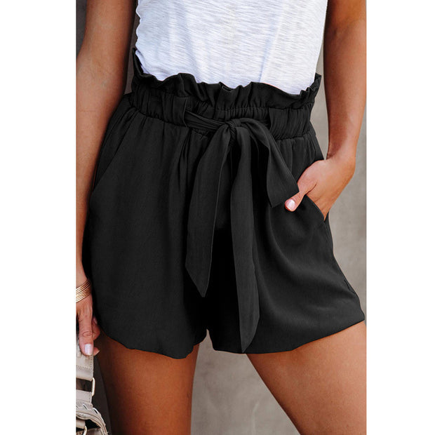 Women’s Relaxed Fit High-Waist Shorts – Lightweight Fashion Bottoms