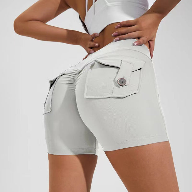 Ladies Seamless High Waist Butt Lifting Shorts – Workout & Everyday Style