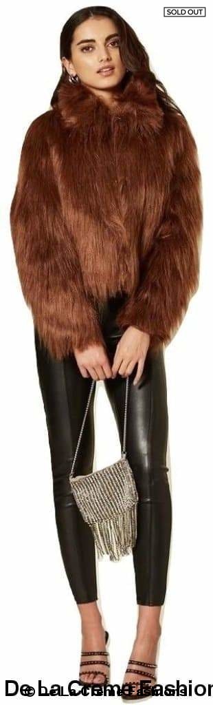 Women's Faux Fur Cropped Aviator Bomber