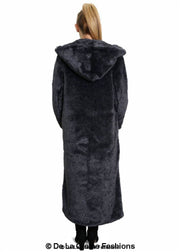 Women's Iconic Faux Fur Hooded Long Coat
