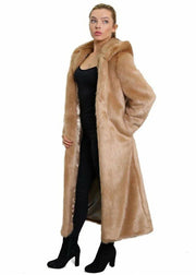 Women's Iconic Faux Fur Hooded Long Coat