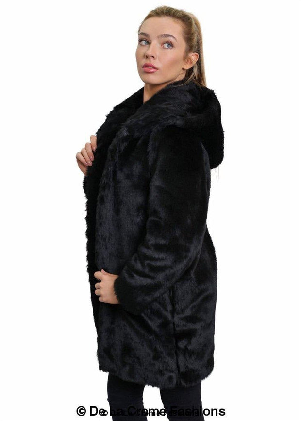 Women's Luxury Faux Fur Jacket