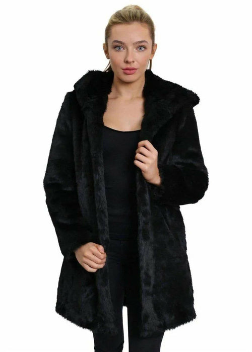 Women's Luxury Faux Fur Jacket