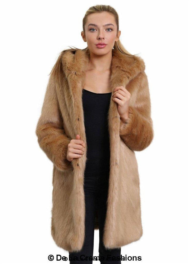 Women's Luxury Faux Fur Jacket