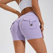 Ladies Seamless High Waist Butt Lifting Shorts – Workout & Everyday Style
