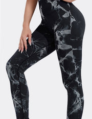 Women’s High Waist Seamless Tie-Dye Leggings – Fashion Activewear