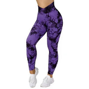 Women’s High Waist Seamless Tie-Dye Leggings – Fashion Activewear