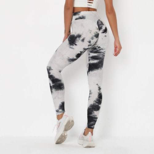 Textured Ruched Bum Gym Leggings