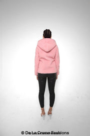 Zip Up Hooded Borg Teddy Jacket
