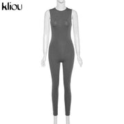 Sleeveless Activewear Skinny Outfit