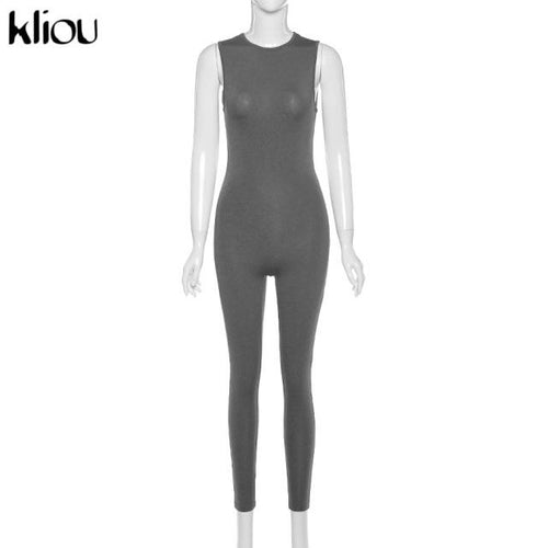 Sleeveless Activewear Skinny Outfit