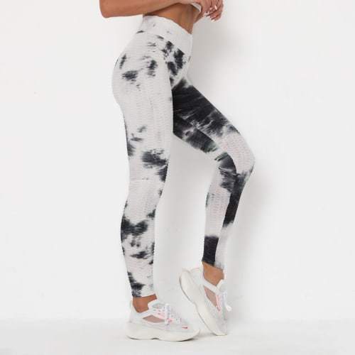 Textured Ruched Bum Gym Leggings